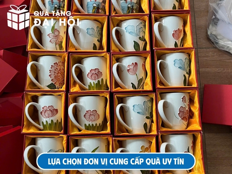 Lựa chọn đơn vị cung cấp quà tặng uy tín