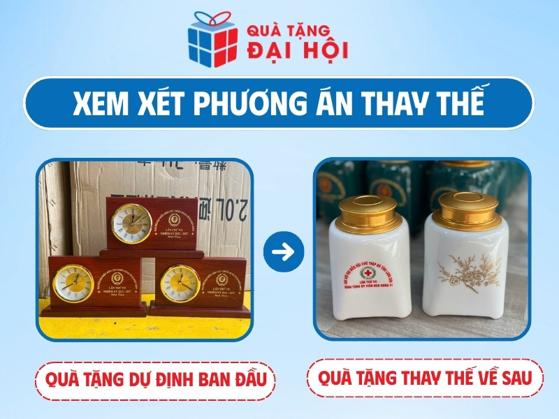 Cần có phương án quà tặng dự phòng thay thế