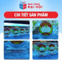 Biểu Trưng Pha Lê Bát Giác Quà Tặng Đại Hội Mặt Trận Tổ Quốc DH-BTPL03