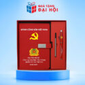 Bộ Giftset Full Bộ Sổ Bút Hộp Túi Cùng Màu Quà Tặng Đại Biểu Đại Hội Chi Bộ DH-GS07