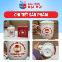 Ly Sứ Nắp Ngọn Lửa Quà Tặng Đại Hội Đại Biểu MTTQ DH-CS08